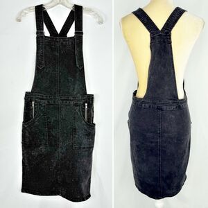 Noisy May Blue Denim One Piece Overalls Size M Stretch Knee Length